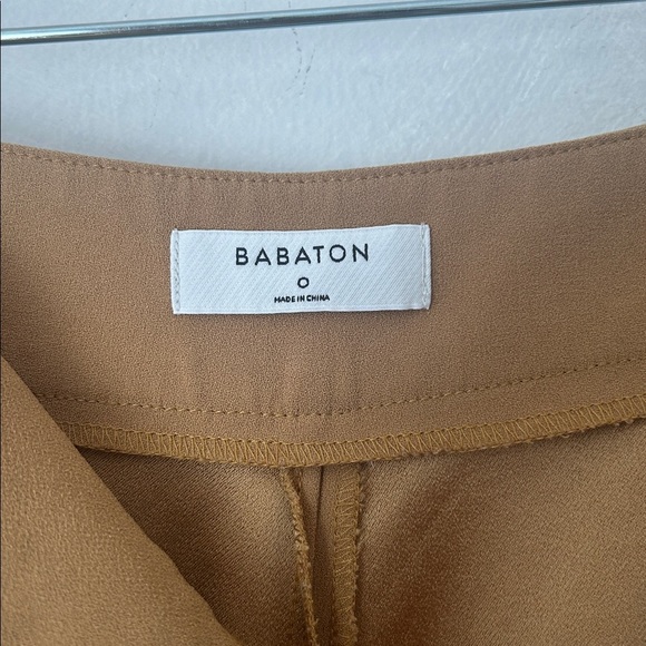 BABATON Lincoln Pant High Waisted Wide-Leg size 0 long flat front side zip - Picture 7 of 9